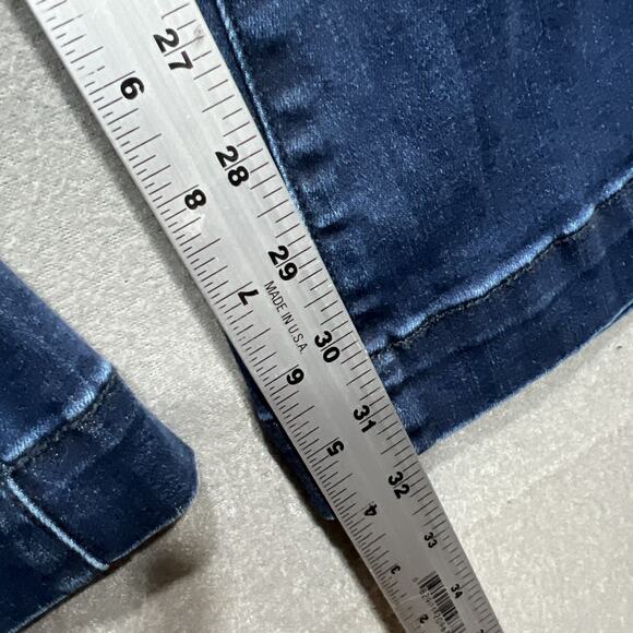 Torrid Sky High Line Flare Super Soft Jean Blue Womens Size 20T - Picture 16 of 16
